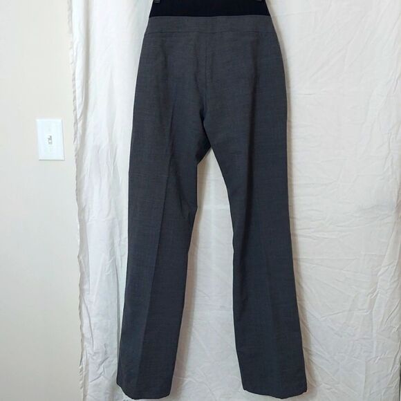 Athleta Midtown Gray Wool Blend Drawstring Straight Leg Trouser Sz 10T - Picture 7 of 14